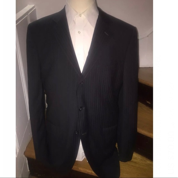 Dolce & Gabbana Pinstripe Blazer Wool 46L - Picture 2 of 9